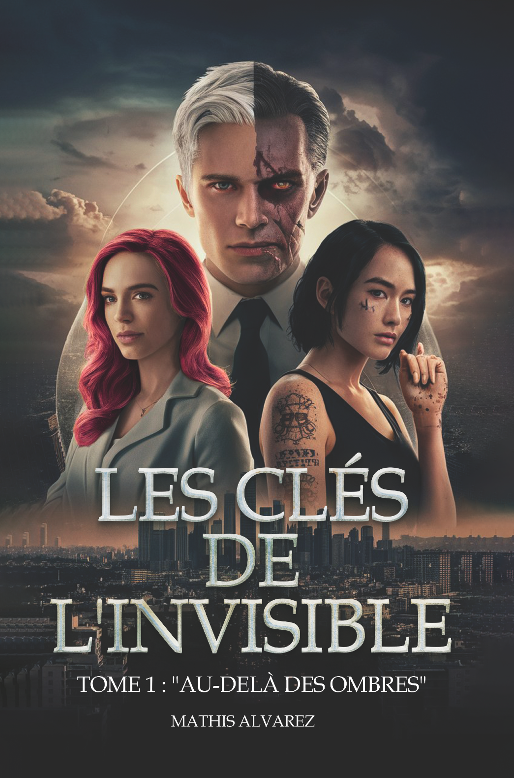 Couverture — Les Clés de l'Invisible, Tome 1 : Au-delà des Ombres